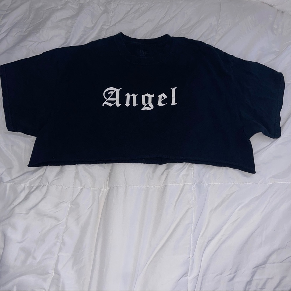 Brandy Melville Angel Cropped Tshirt